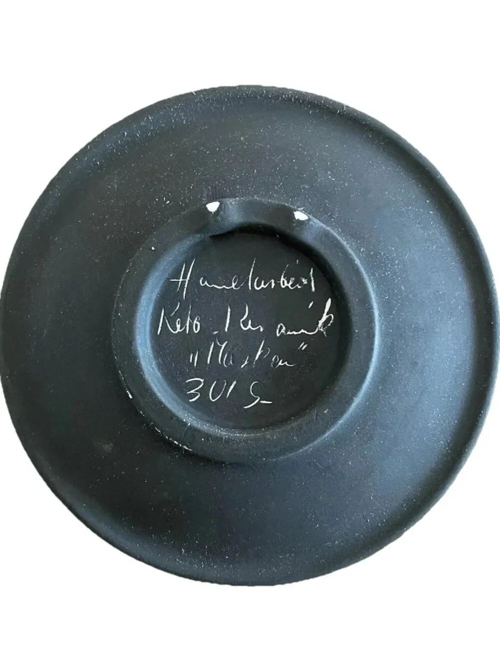 Vintage Keto Keramik Double Mask Ring Dish